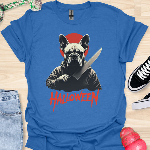 Halloween - V7 - Japanese Frenchie Assassin T-Shirt